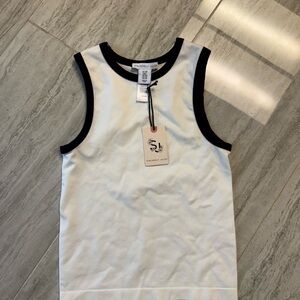 Sincerely Jules Black and White Tank Top